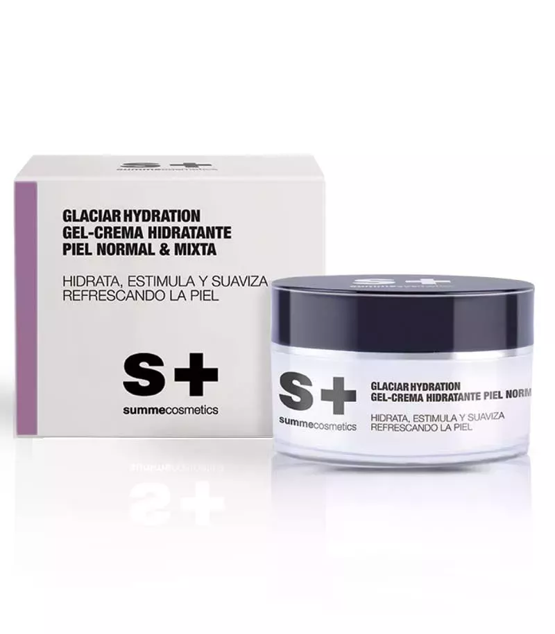 GLACIAR HYDRATION feuchtigkeitsspendende Gel-Creme mit Hyaluronsäure für normale und Mischhaut – 50 ml