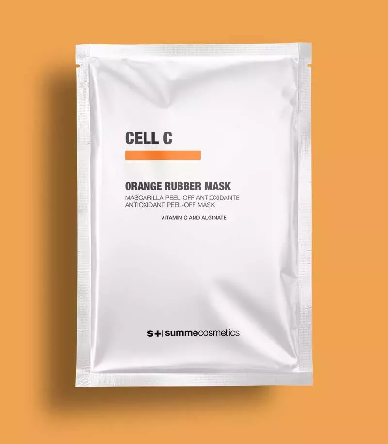Die CELL C Orange Rubber Mask ist eine innovative Alginat-Gesichtsmaske, die reich an Vitamin C ist