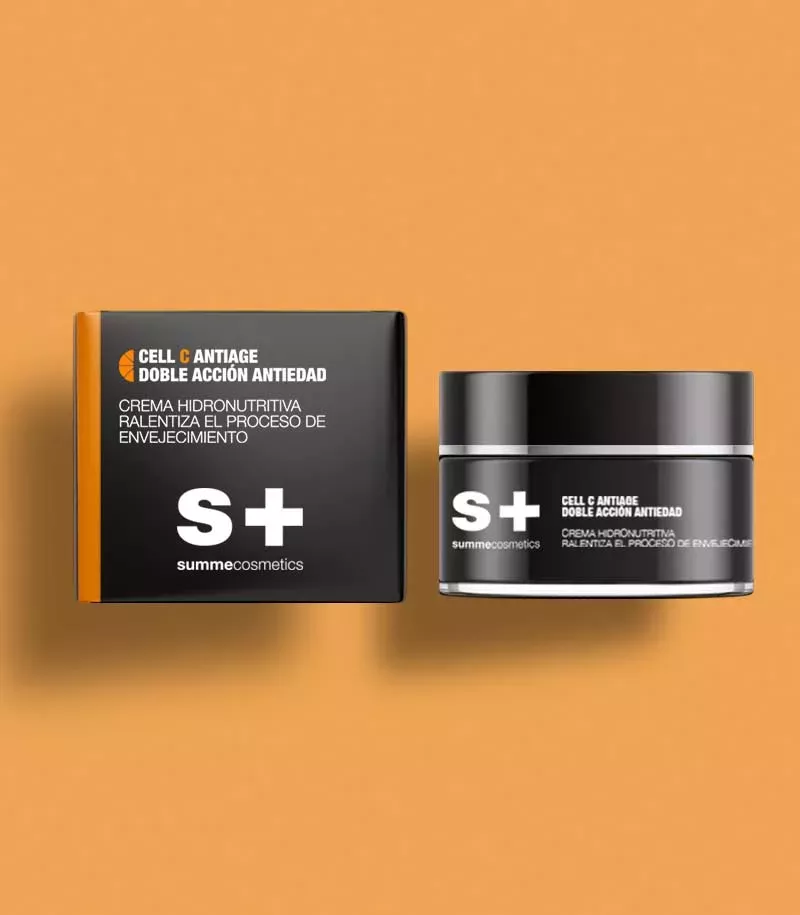 CELL C Antiage ist eine intensiv feuchtigkeitsspendende Anti-Aging-Gesichtscreme, die mit stabilisiertem Vitamin C formuliert